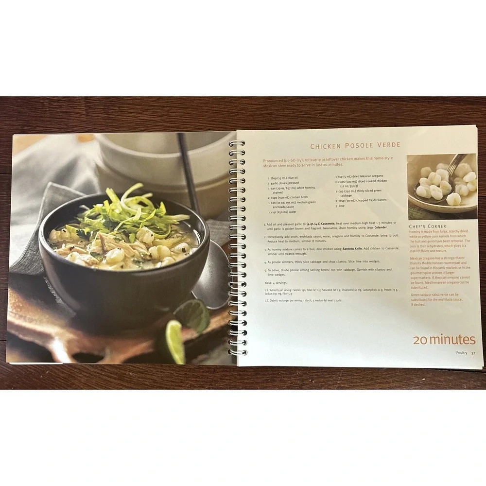 The Pampered‎ Chef - 29 Minutes to Dinner Cookbook - Spiral Bound Paperback
